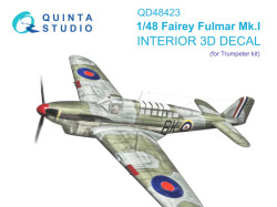 Fairey Fulmar Mk.I Interior 3D Decal