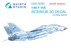 F-14A 3D-Printed & coloured Interior on decal paper (Hobby Boss) (Small version)