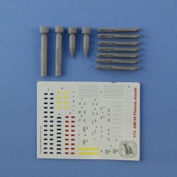 AIM-54 phoenix missile  (2 pcs. In the set, decal)