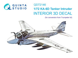 KA-6D Intruder 3D-Printed & coloured Interior on decal paper (conversion from Trumpeter)