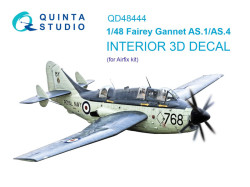 Fairey Gannet AS.1_AS.4 3D-Printed & coloured Interior on decal paper (Airfix)