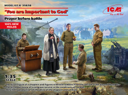 You are important to God. Prayer before battle (100% new molds)