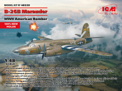 B-26B Marauder, WWII American Bomber (100% new molds) 