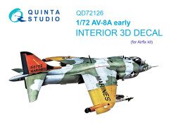 AV-8A early 3D-Printed & coloured Interior on decal paper (Airfix)