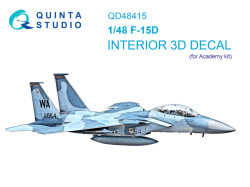 F-15D 3D-Printed & coloured Interior on decal paper (Academy)