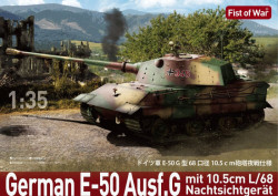 German E50 tank with L68 10.5cm