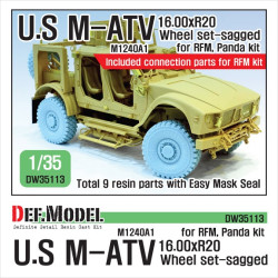 US M1240A1 MATV SAGGED WHEEL SET