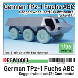 GERMAN TPZ-1 FUCHS ABC SAGGED WHEELS SET CONTINETAL HCS