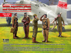 Japanese pilots and Ground Personnel WWII (100% new molds)