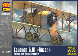 Caudron G.III Anzani, British and Belgian service