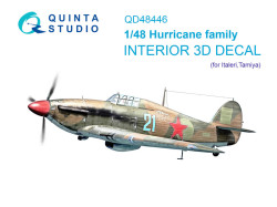 Hurricane family 3D-Printed & coloured Interior on decal paper (Italeri/Tamiya)