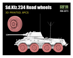 Road Wheels for Sd.Kfz. 234 (3D printed)