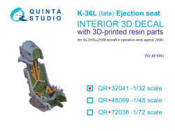 K-36L (late) ejection seat (for Su-25/Su-25SM aircraft since 2008) (All kits)