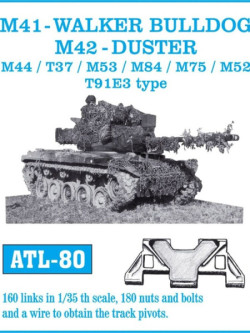 M41 Walker Bulldog, M42 Duster, M44/ T37/ M53/ M84/ M75/ M52/ T91E3