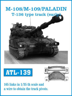 M-108/M-109/PALADIN T-136 type track(early)