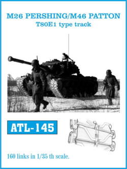 M26 PERSHING/ M46 PATTON T80E1 type track