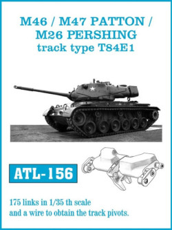 M46 /M47 PATTON M26 PERSHING track type T84E1