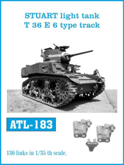STUART light tank T 36 E 6 type track