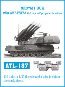 9K37M1 BUK 2S3 AKATSIYA 152 mm self propeller howitzer