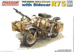  WWII GERMAN MILITARY MOTOCYCLE WITH SIDECAR R75