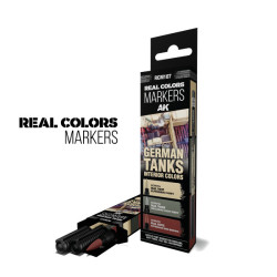 GERMAN TANKS INTERIOR COLORS - SET 3 REAL COLORS MARKERS