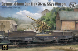 German 88mm Flak36 on Ssys Wagon