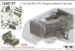 Sd. Kfz. 251 Engine Detail Up Set