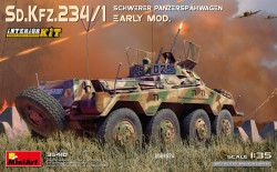 Sd.Kfz.234/1 Schwerer Panzerspahwagen. EARLY MOD. INTERIOR KIT