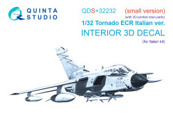 Tornado ECR Italian 3D-Printed & coloured Interior on decal paper (Italeri) (Small version) (wit