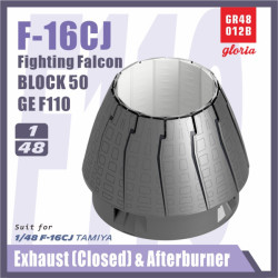 F-16CJ F110-GE Exhaust Nozzle & Afterburner(CLOSED)