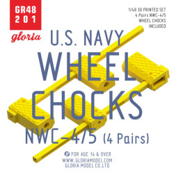 U.S. NAVY Wheel Chocks NWC-4/5 (4 Pairs)