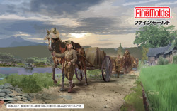 Imperial Japanese Army Military Horse Transport Set Type 39 Transport Wagon Ko