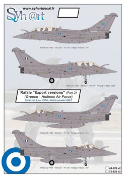  Rafale "Export versions" (part 2) - Greece - "Hellenic Air Force" Updated