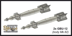 2x GBU-12 (body Mk.82) (+Decals included)