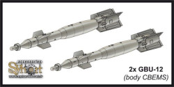 2x GBU-12 (body CBEMS) (+Decals included)