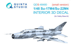 Su-17M4/Su-22M4 3D-Printed & coloured Interior on decal paper (Hobby Boss) (Small version)