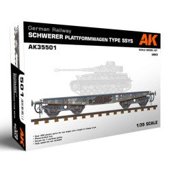 GERMAN RAILWAY SCHWERER PLATTFORMWAGEN TYME SSYS