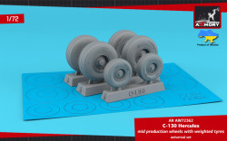C-130 Hercules wheels w/ weighted tyres, mid type