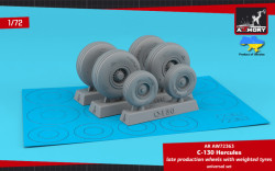 C-130 Hercules wheels w/ weighted tyres, late type