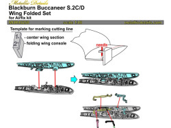 Blackburn Buccaneer S.2C/D. Wing folded set (Airfix)
