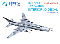 Su-17M3 3D-Printed & coloured Interior on decal paper (Modelsvit) (small version)