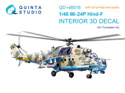 Mi-24P Hind-F 3D-Printed & coloured Interior on decal paper (Trumpeter) (with 3D-printed resin p