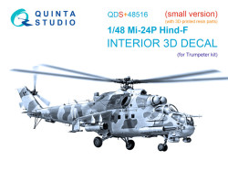 Mi-24P Hind-F 3D-Printed & coloured Interior on decal paper (Trumpeter) (small version) (with 3D