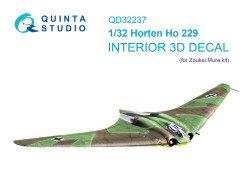 Horten Ho 229 3D-Printed & coloured Interior on decal paper (Zoukei Mura)