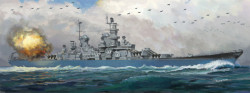 U.S. Navy Battleship BB-64 USS WISCONSIN