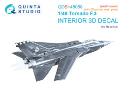 Tornado F.3 3D-Printed & coloured Interior on decal paper (Revell) (small version) (with 3D-printed 