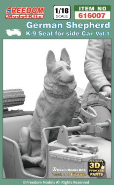 GERMAN SHEPHERD K-9 SEAT FOR SIDE CAR VOL.1