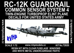 Beechcraft RC-12K Guardrail (Decals U.S. ARMY)