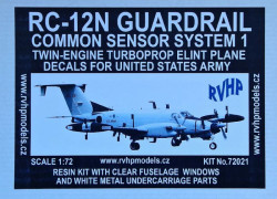 Beechcraft RC-12N Guardrail (Decals U.S. ARMY)