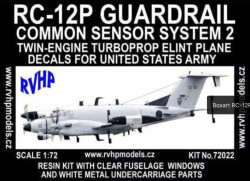 Beechcraft RC-12P Guardrail (Decals U.S. ARMY)